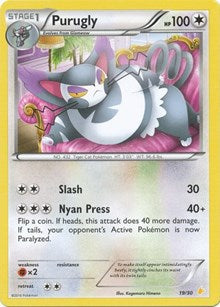 Purugly (19) - XY Trainer Kit: Pikachu Libre & Suicune - 19/30