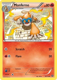 Monferno - XY - Steam Siege - 19/114