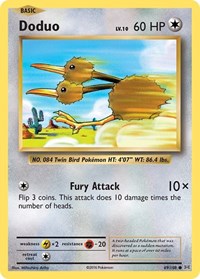 Doduo - XY - Evolutions - 69/108