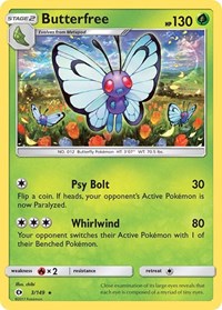 Butterfree - SM Base Set - 3/149