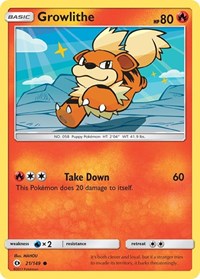 Growlithe - SM Base Set - 21/149