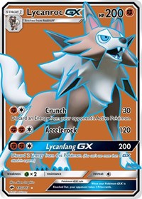 Lycanroc GX (Full Art) - SM - Burning Shadows - 136/147