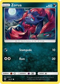 Zorua - Shining Legends - 52/73