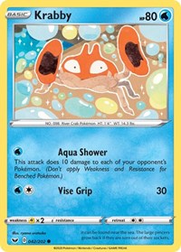 Krabby (042) - SWSH01: Sword & Shield Base Set - 042/202