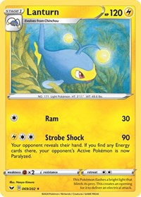 Lanturn - SWSH01: Sword & Shield Base Set - 069/202