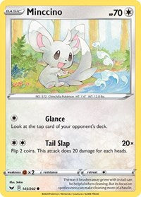 Minccino (145) - SWSH01: Sword & Shield Base Set - 145/202