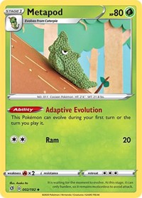 Metapod - SWSH02: Rebel Clash - 002/192