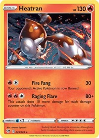 Heatran - SWSH03: Darkness Ablaze - 025/189