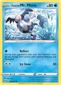 Galarian Mr. Mime - SWSH03: Darkness Ablaze - 035/189