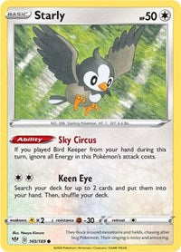 Starly - SWSH03: Darkness Ablaze - 145/189