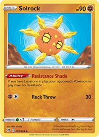 Solrock - SWSH03: Darkness Ablaze - 092/189