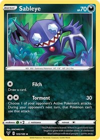 Sableye - SWSH04: Vivid Voltage - 105/185