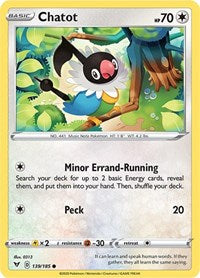 Chatot - SWSH04: Vivid Voltage - 139/185