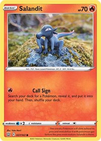 Salandit - SWSH05: Battle Styles - 027/163