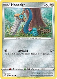 Honedge - SWSH05: Battle Styles - 105/163
