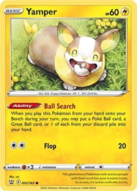 Yamper - SWSH05: Battle Styles - 052/163