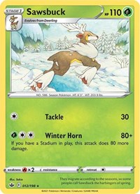 Sawsbuck - SWSH06: Chilling Reign - 012/198