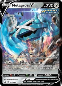 Metagross V - SWSH06: Chilling Reign - 112/198