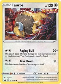 Tauros - SWSH06: Chilling Reign - 115/198