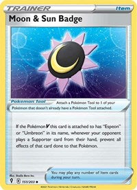 Moon & Sun Badge - SWSH07: Evolving Skies - 151/203
