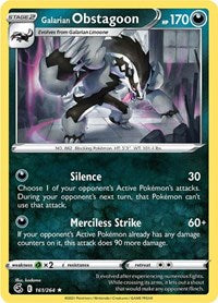 Galarian Obstagoon - SWSH08: Fusion Strike - 161/264