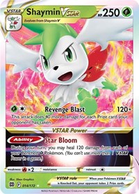 Shaymin VSTAR - SWSH09: Brilliant Stars - 014/172