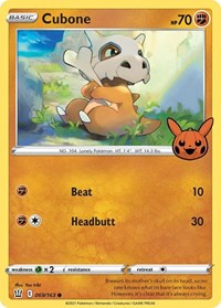 Cubone - Trick or Trade BOOster Bundle - 069/163