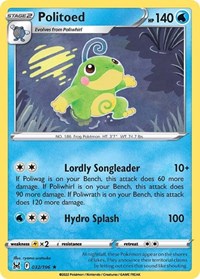 Politoed - SWSH11: Lost Origin - 032/196