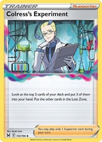 Colress's Experiment - SWSH11: Lost Origin - 155/196