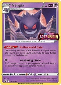 Gengar - SWSH241 (Prerelease) - SWSH: Sword & Shield Promo Cards - SWSH241