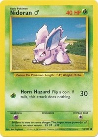 Nidoran M - Base Set - 055/102