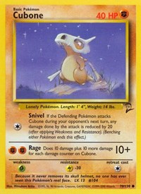 Cubone - Base Set 2 - 070/130