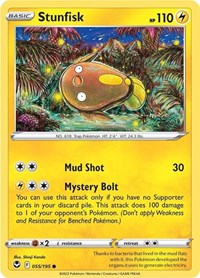 Stunfisk - SWSH12: Silver Tempest - 055/195
