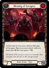 Blessing of Savagery (Red) - Dynasty - DYN013