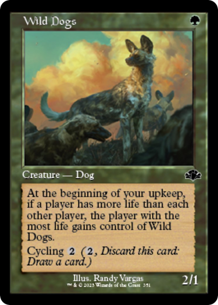 Wild Dogs (Retro Frame)
