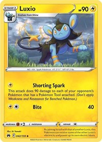 Luxio (42) - SWSH: Crown Zenith - 042/159