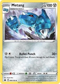 Metang - SWSH: Crown Zenith - 090/159