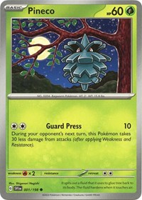 Pineco - SV01: Scarlet & Violet Base Set - 001/198