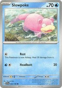 Slowpoke - 042/198 - SV01: Scarlet & Violet Base Set - 042/198