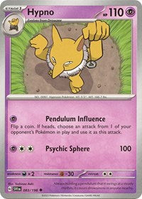 Hypno - SV01: Scarlet & Violet Base Set - 083/198
