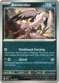 Bombirdier - 138/198 - SV01: Scarlet & Violet Base Set - 138/198