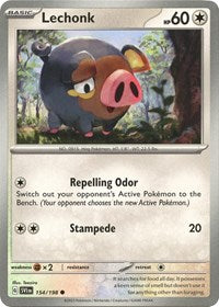 Lechonk - 154/198 - SV01: Scarlet & Violet Base Set - 154/198