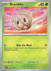 Bramblin - 022/193 - SV02: Paldea Evolved - 022/193