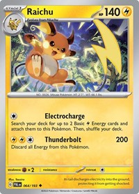 Raichu - 064/193 - SV02: Paldea Evolved - 064/193