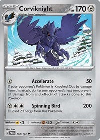 Corviknight - SV02: Paldea Evolved - 148/193