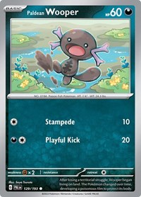 Paldean Wooper - 129/193 - SV02: Paldea Evolved - 129/193