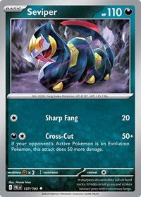 Seviper - SV02: Paldea Evolved - 137/193