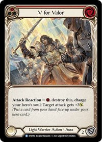 V for Valor (Red) - Dusk till Dawn - DTD060