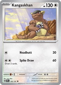 Kangaskhan - SV03: Obsidian Flames - 165/197