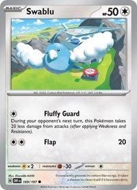 Swablu - SV03: Obsidian Flames - 169/197
